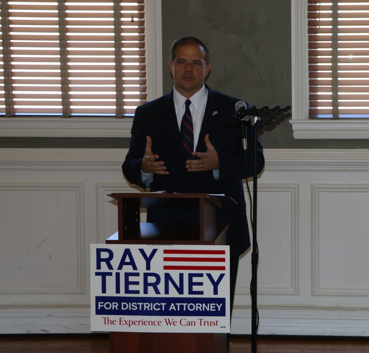 District Attorney Candidate Ray Tierney Announces That Tim Sini Failed To Indict Over 100 Gun Crimes